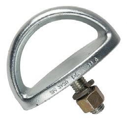 A112008 8 Anchor Extension 1/4 Vinyl Coated Cable O-Ring Snaphook