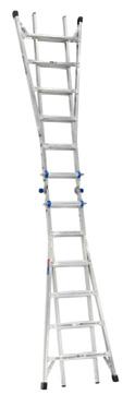 Designed for one or two-person jobs, the T7400 ladders have heavy gauge aluminum tops and feature heavy duty internal spreaders to resist damage around the worksite or in transit.