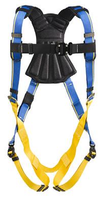 Through w/ Back and Hip D-Rings H432002 Positioning Harness w/ Back and Hip D-Rings Universal Tongue Buckle Positioning Safety Harness Blue Armor 1000 Werner Blue Armor 1000 harnesses deliver the