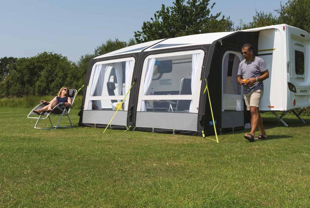RALLY Pro 390 - updated version of our bestselling favourite The Pro is quite simply the bestselling inflatable awning in the world.