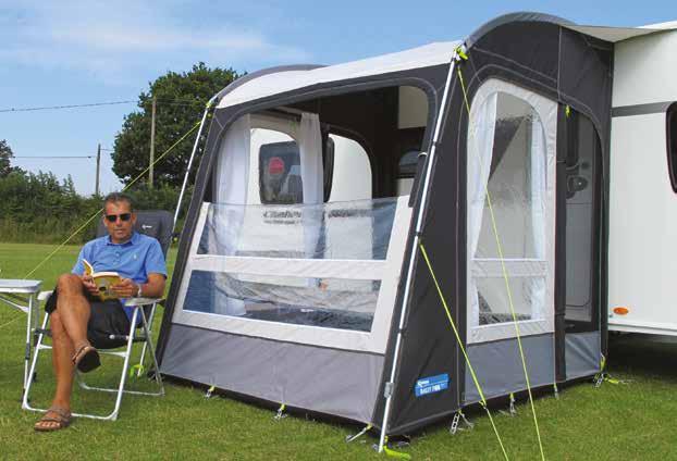 RALLY - for the most discerning For the discerning caravanner we have combined the superlative features of classic and lightweight awnings to produce a hybrid that gives you the best of both worlds.