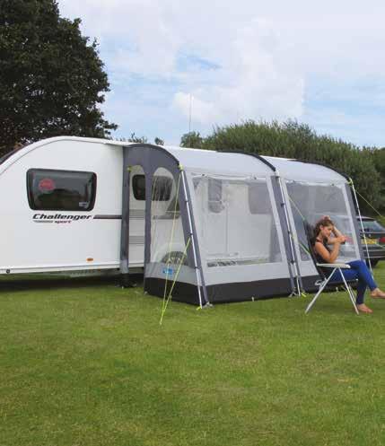 As with all Kampa awnings, the is made from premium materials that will not let you down and looks great on your caravan.