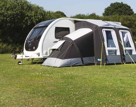 Customise your awning 36Optional Equipment Standard Annexe Useful for extra