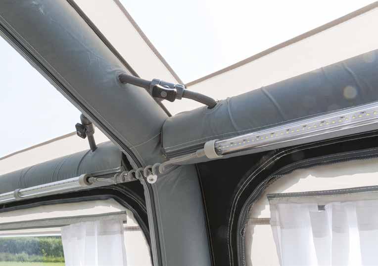 SabreLink TM - the effective lighting solution for your awning An exciting accessory for your awning, the SabreLink