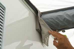 Kampa awnings come Limpet Fix Ready.
