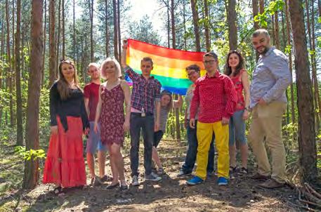 18 JULY 2017 REHEARSALS AND PERFORMANCES Exchange Concert with Chór Voces Gaudiae at Agnieszcka Osiecka Studio, Warsaw Chór Voces Gaudiae (Gay Voices), the first LGBTQ choir in Poland was founded in