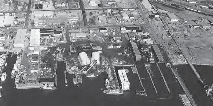 The Ports of Virginia SHIPBUILDING AND SHIP REPAIRING A.N.A. A.N.A. Shipyard A division of East Coast Repair and Fabrication Established in 1946, the A.N.A. shipyard is located at the sheltered mouth of the Western Branch of the Elizabeth River, close to the main harbor entrance.