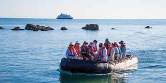 4 WHAT IS EXPEDITION CRUISING WHAT IS EXPEDITION CRUISING On an expedition cruise you will embark upon a path less travelled, going where few have gone before and we recommend you expect the