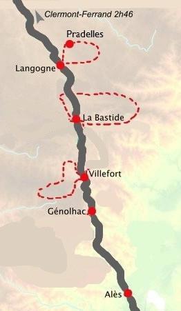 Built over a century-and-a-half ago to facilitate the transport of wine and coal to Paris, the line bears testimony to man's engineering ingenuity as it wends its way along a geological fault-line
