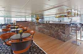 To add to your comfort, the ship also offers a gift shop, a lift between the Sapphire and Diamond Decks and a Wellness Area on Jewel Deck.