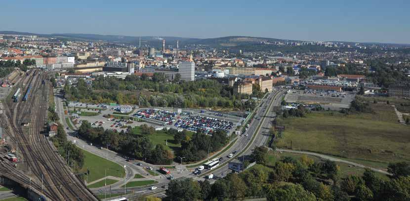 development area. The City of Brno and the South Moravian Region need to improve their transport accessibility and thereby increase their competitiveness towards more developed European regions.