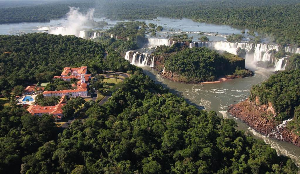 The National Park THE NATIONAL PARK The Iguassu National Park, home to the Iguassu Waterfalls is formed of 185 000 hectares of forest reserve.