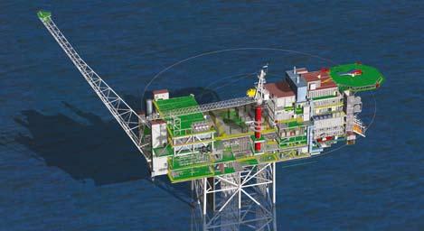 The platform topside will be installed at the Ivar Aasen project site, situated 180km west from Stavanger in Norway.