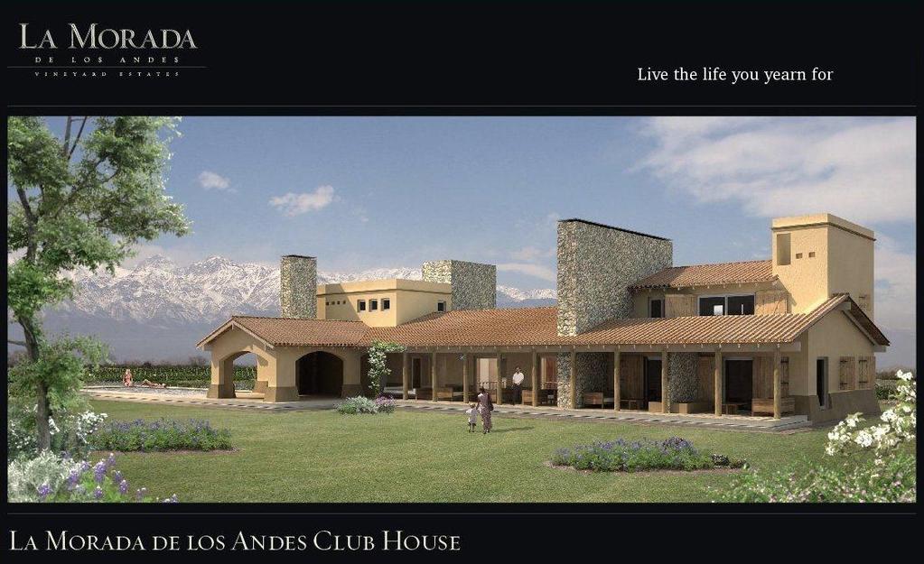 Club House scheduled for completion April 2012 Suites for owners,