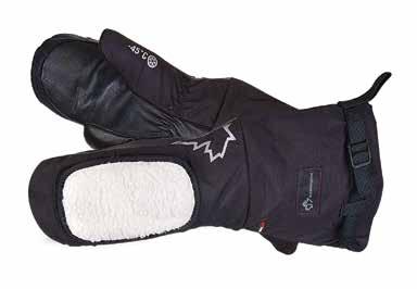 SNOWFORCE #SNOW88V M - XL Waterproof and windproof Synthetic palm for flexibility and long wear Lined with M Thinsulate Anti-slip PVC palm patches on palm and fingertips Porelle Ski-Dri2 waterproof,
