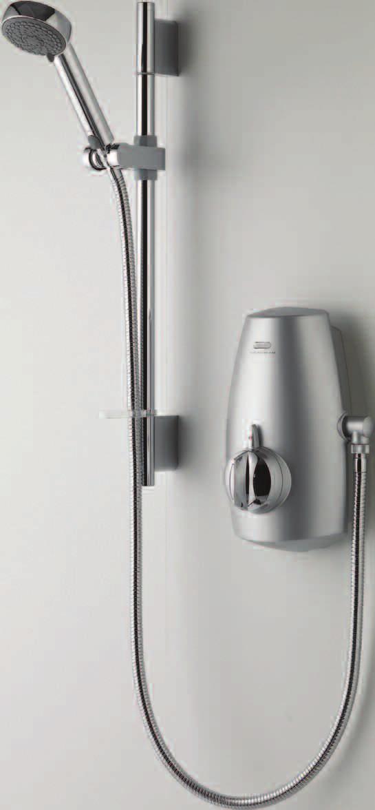 Aquastream Thermo Thermostatic integral power shower
