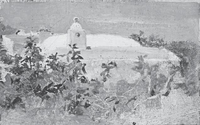 Rad. Inst. povij. umjet. 34/2010. (149 164) Ivana Rončević: Nikola Mašić i talijansko slikarstvo ottocenta N. Mašić, Kuća na Capriju, 1880. (foto: G. Vranić) N. Mašić, A house on Capri, 1880 N.