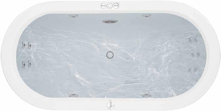 Oval Spa Baths Oval Spa Baths President Classic Eon His & Hers With a choice of more