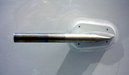 The pitot tube is most often located on the wing or front section of an aircraft, facing forward, where its opening is exposed to the movement