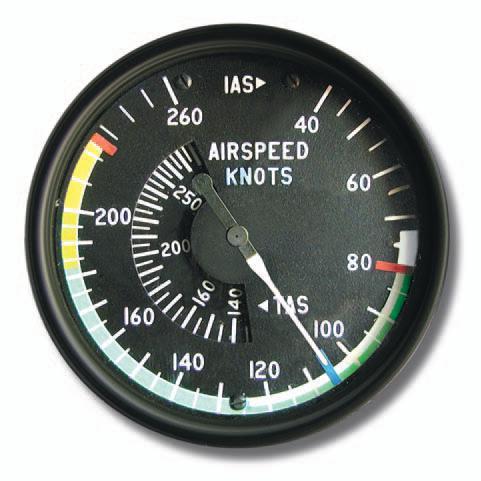 Slide 17 BASIC AIRSPEED INSTRUMENT BASIC AIRSPEED INSTRUMENT The airspeed indicator uses the ram pressure from the pitot tube.