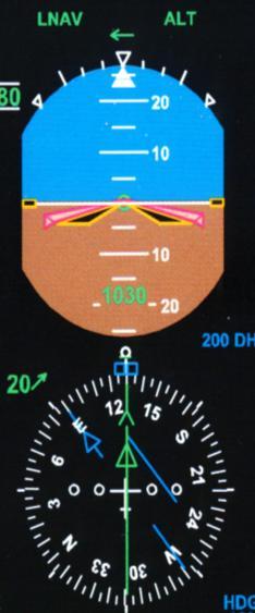 Slide 38 FLIGHT DIRECTORS (FD) FLIGHT DIRECTORS The Flight Director (FD) looks at true airspeed, vertical speed, and glide-slope deviation to determine when to capture the glide-slope beam.