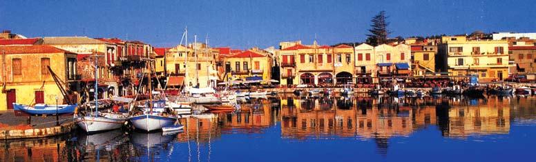 Harbor scene in Rethymnon, Crete EARLY BOOKING SAVINGS RESERVE NOW! For further information on this travel program, please contact AIA To