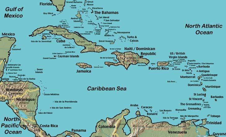on 1838 How big is the Caribbean Sea?