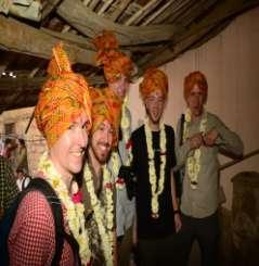 All villagers were so enthusiastic to welcome German people at their village. They all were ready to welcome in different manner. Finally two trips were arranged. Both were from Germany.