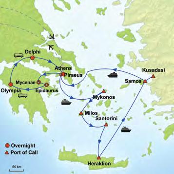 Grecian Voyager Kids cruise FREE New Cruise Itinerary 13 Days from $2334-Land Only, 3 Nights Athens, 3-Day Classical Tour & 7-Day Cruise The ruins of Zeus temple, Athens DAY 1, WED ATHENS: Upon
