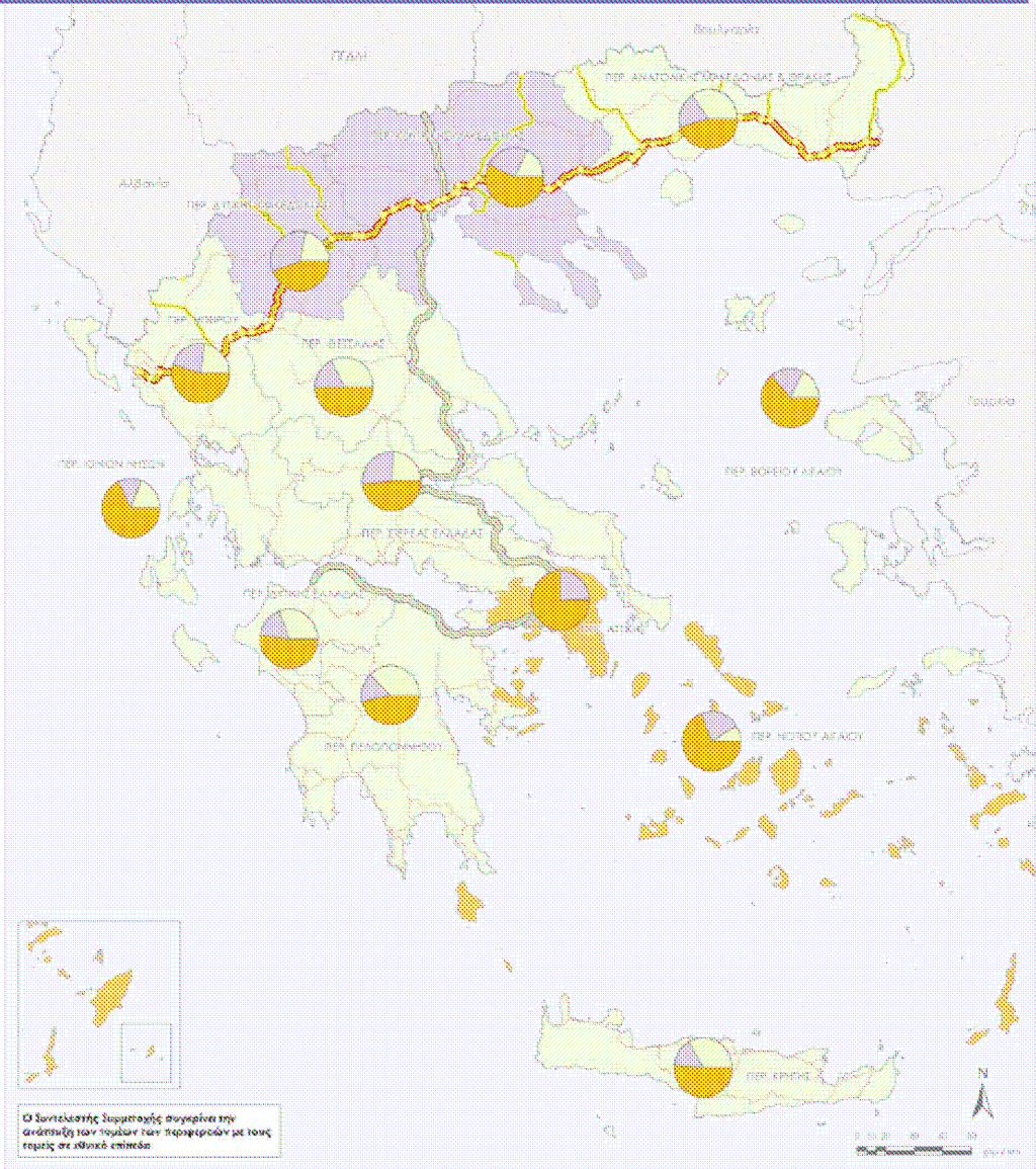 Overview of Thessaloniki polycentric region Socio economic Development of the area (Industry) Agriculture Industry Main Gross Value Added indices and Labour Distribution of economic Sectors