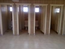 Spectator/team toilets on the first level Toilet in the changing room 64cm door In the hotel: Size: 29,4 x 18,4m Conference centre Possible call area Accessibility: a