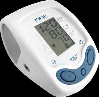 The easy-to-use design also stores up to 18 prior measurements with averages so you can track your blood pressure readings over time.
