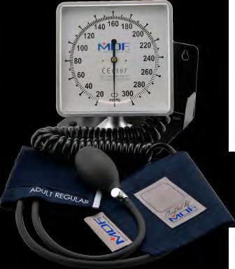 Handcrafted Lifetime Calibration Three-Year Warranty The safety, durability, and convenience of the super-duty MDF Desk & Wall Aneroid Sphygmomanometer make it ideal for high-traffic areas in the