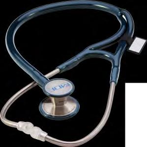 New Patent Innovation S I N C E 1 9 7 1 MDF ER Premier Stethoscope ultrasensitive diaphragm, each sealed with a non-chill retaining ring to provide a secure acoustic transmission for heart and lung