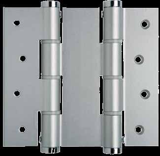 Spring Hinge DA Functional Data & 4 No need for unsightly door closers or expensive pivot kits, the DA Double Action Spring Hinge is sleek, stylish and simple.
