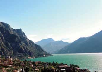 Mittleeuropeans colonise northern resorts such as Riva del Garda and Torbole, where restaurants serve air-dried ham and Austrian-style carne salada (salted beef), while in the south, French and