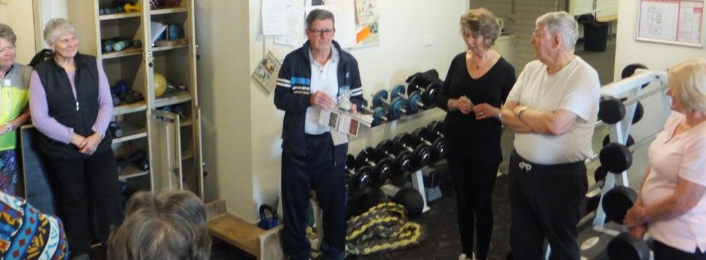 Maurie has been putting our members through their paces at Resistance Training sessions for the last fourteen years.