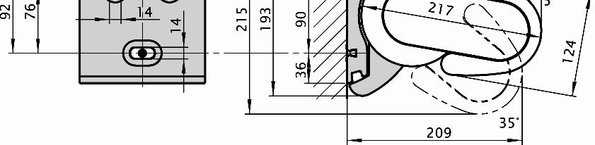 2 Folding arms M = Awning width MB = Mounting area bracket (concentric bracket depending on size) HT = bracket Dimensions in cm 3. Mounting systems Attention!