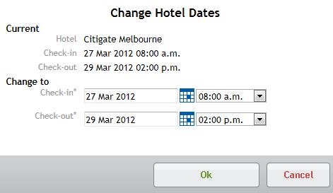 The change This Hotel option can be found under the More Actions drop down to the right of the hotel sector.