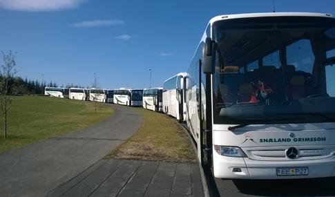 Group Specialist & oach harter OAH HARTR Snæland Travel is proud to offer a complete fleet of coaches catering to groups of all sizes.