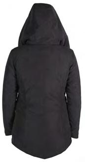 Hood - Zippered Front Pockets - 3K/2K Waterproof Breathable Rating - Bonded Fleece Lining - Ribbed Cuffs and Waist - Core