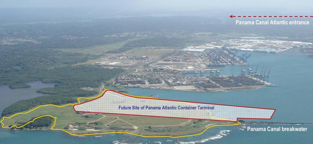 Panama Colon Container Port (PCCP) - Construction of a new port on the Atlantic side - Appr. 40 Ha.