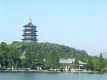 West Lake The famous West Lake is like a brilliant pearl embedded in the beautiful and fertile shores of the East China Sea near the mouth of the Hangzhou Bay.