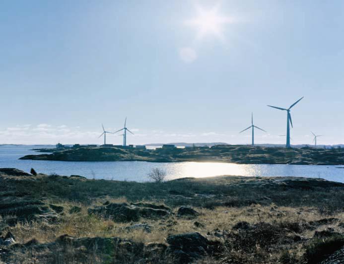 Gothenburg (1 st with windturbines) reduction in emissions of 80 tons NOx, 60 tons SOx