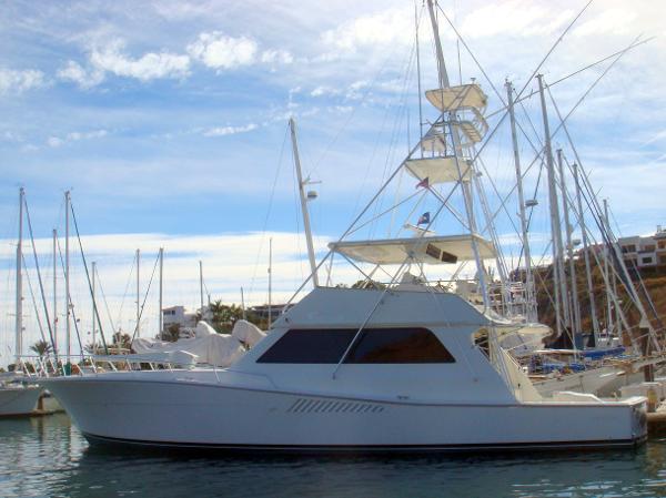 Powered by twin MAN 1200 hp diesels, full electronics, 2 generators, Four A/C's, watermaker. She has been professionally maintained and is in impeccable condition.