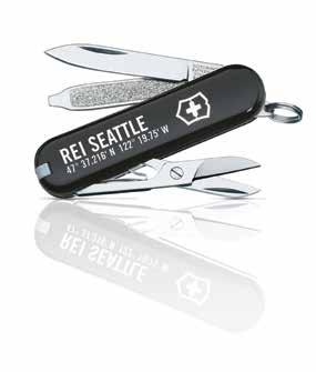 PAD PRINTING PRECISE, CLEAR MESSAGING IMPRINTING SOLUTIONS IMPRINTING SOLUTIONS Best For: Any Swiss Army Knife or tool, with the exception of wood or metal handles 4 colors are possible to pad print