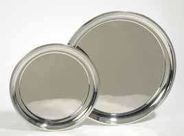 90 EMPILIABLE BOWLS BY ARCOROC - Fully Toughened and Stackable STAINLESS STEEL OYSTER PLATES Not