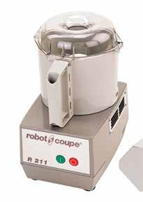 people Cutter bowl will chop, emulsify, knead & grind Veg attachment is suitable for prepping all types