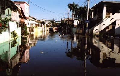 The severely degraded environmental conditions of the Caño, the lack of sewage and adequate storm draining systems in the area, and discharges from other sectors of the city result in wastewater