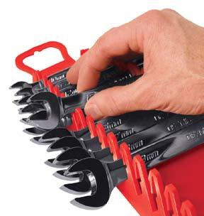 Wrench Organizers #5040 Red #5041 Black 4 tool gripper Holds 3/8-9/16 and 10-13 mm wrenches #5042 Red #5043 Black 5 tool gripper Holds 1/4-1/2 and 6-10 mm wrenches #5044 Red #5045 Black 6 tool